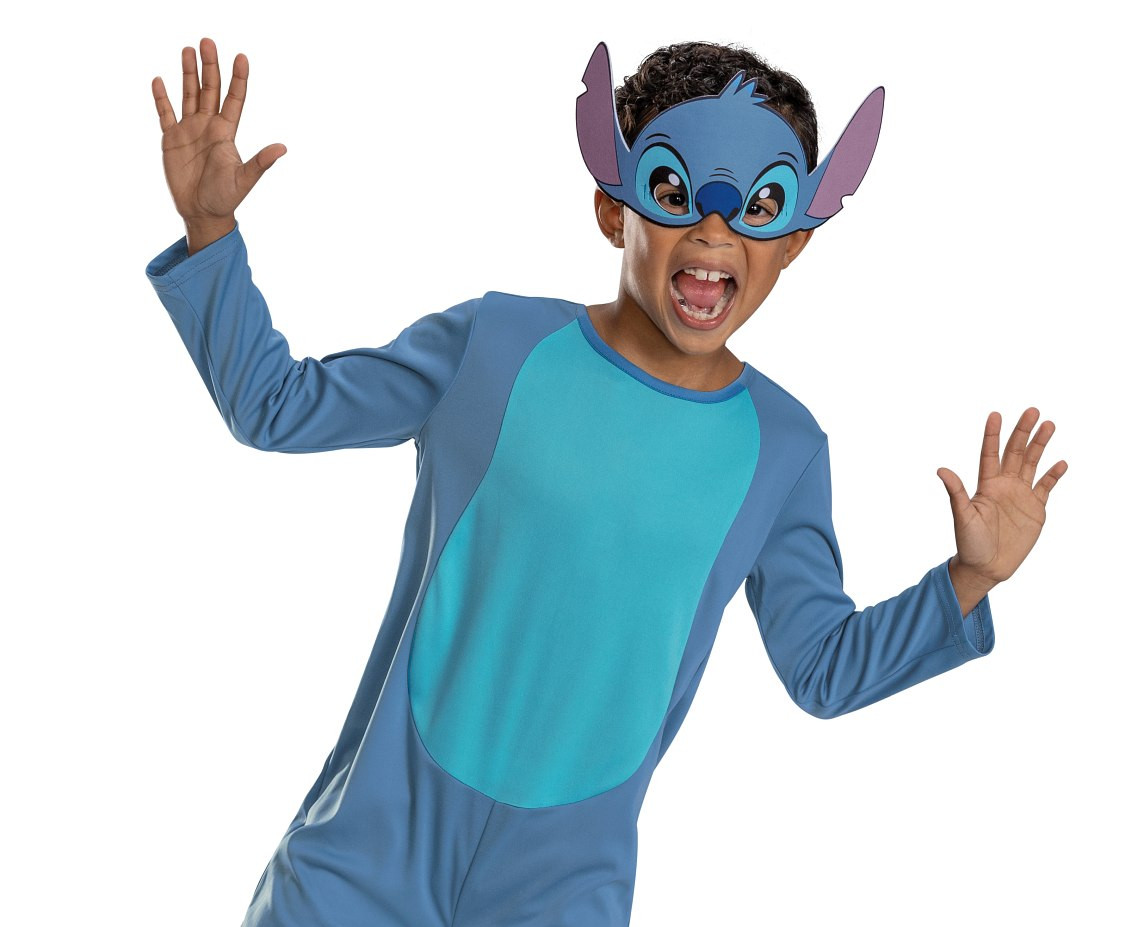 Costume Stitch Basic-  Lilo & Stitch (licence), size XS (3-4 years)